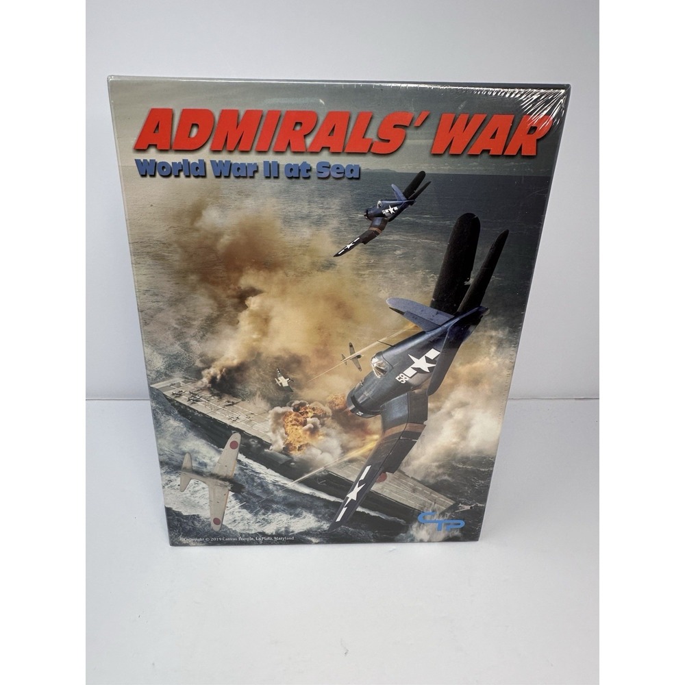 Admirals' War World War II At Sea Game Canvas Temple Publishing NEW SEALED